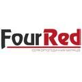 Four red